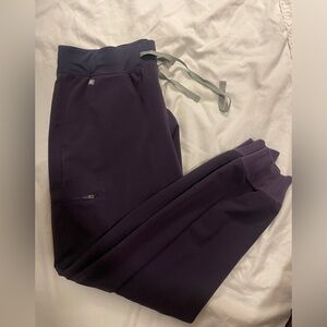 Figs Purple Shadow Zamora Jogger Scrub Pants Large